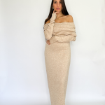 Alma beige dress