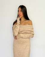 Alma beige dress - Image 2