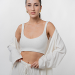 Ariana white crop top