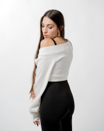 Mira white crop top - Image 2