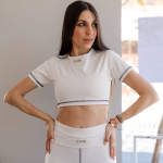 Serena short sleeve crop top