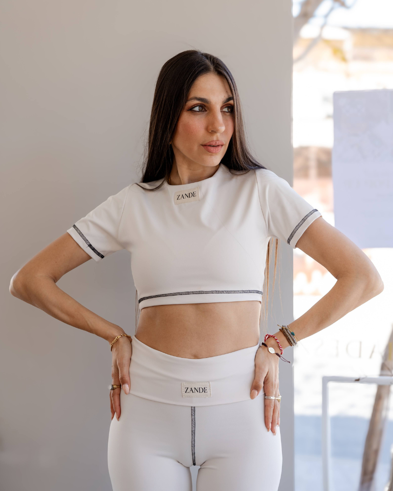 23 Serena short sleeve crop top - Image 1