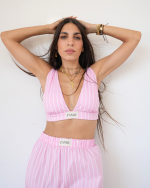 Daisy poplin bralette