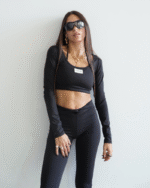 Ingrid long sleeve crop top