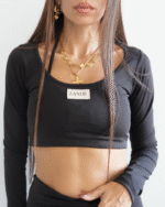 Ingrid long sleeve crop top - Image 2