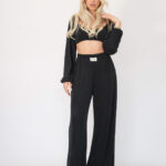 Peri pants and cropped top