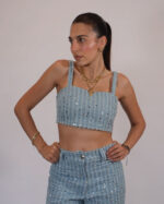 Irida denim bralette