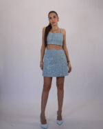 Irida denim mini skirt
