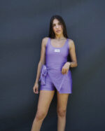 Marco purple playsuit