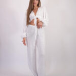 Ilaria linen pants set