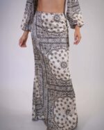 Allegra satin skirt set - Image 4