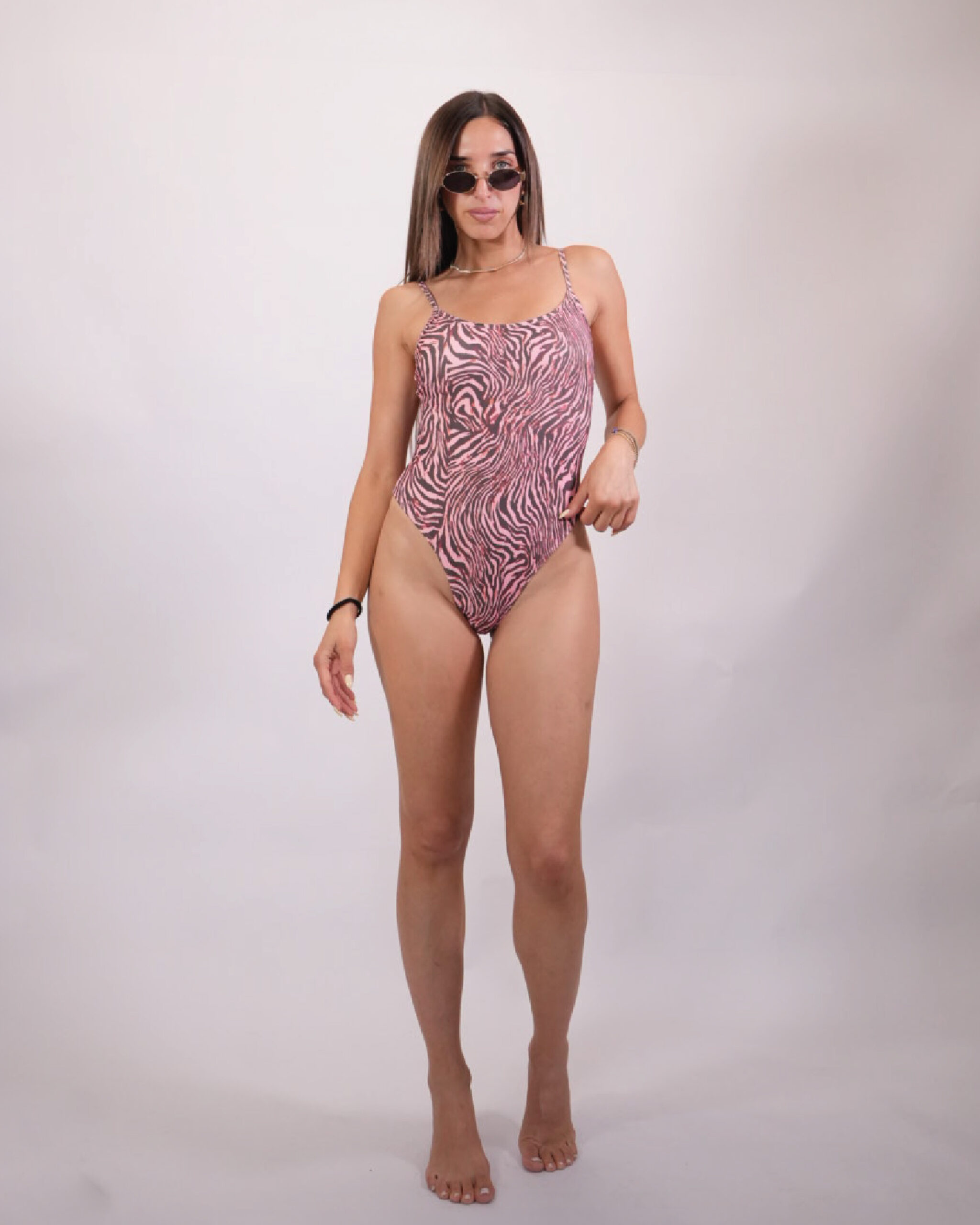 Zande_3-110 Pink Zebra Monokini Strap - Image 1