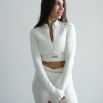 Albino crop top with zip