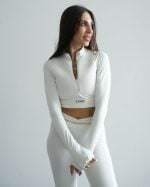 Albino crop top with zip