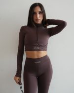 Choco crop top with zip - Image 4