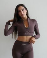 Choco crop top with zip - Image 2