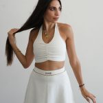 Albino halter padded bralette