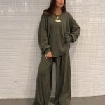 Juliette ripped set V neck