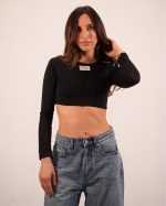 Cara long sleeve cropped top - Image 3