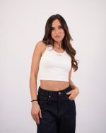 Cara sleeveless cropped top - Image 3
