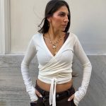 Evrita wrap top