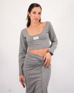 Estrella crop top with skirt set - Image 2