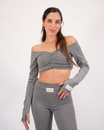 Natia striped flare pants set - Image 2