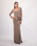 Loria wrap set with skirt