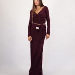 Loria wrap set with skirt